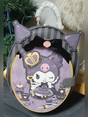 Loungefly X Sanrio Kuromi 20th Anniversary Cameo Mini Backpack